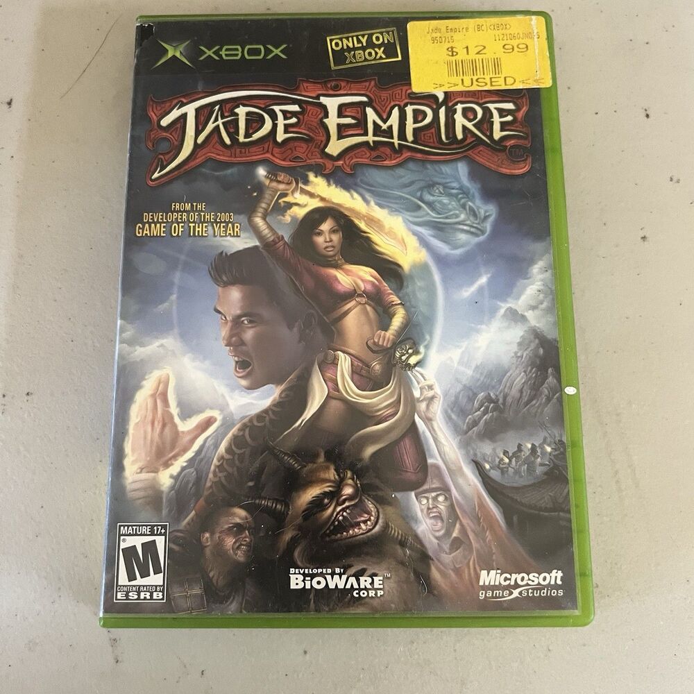 Jade Empire Microsoft Xbox Video Game Plus Bonus Disc! Complete No Scratches!￼￼